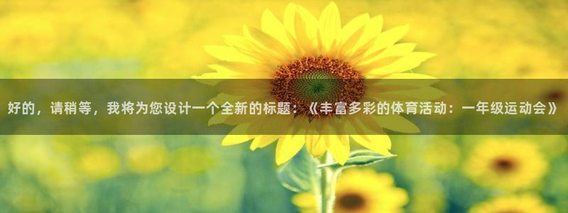 vsport体育在线官网：好的，请稍等，我将为您设计一个全新的标题：《丰富多彩的体育活动：一年级运动会》